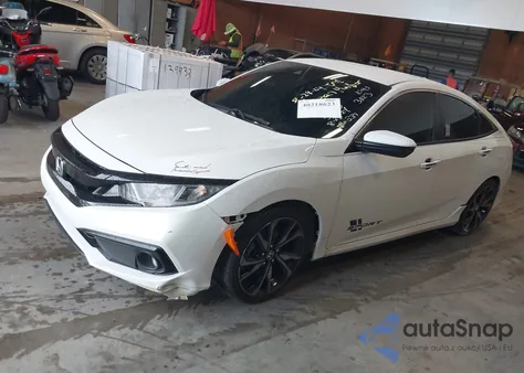 2019 Honda Civic Sport from USA, damaged, VIN 2HGFC2F86KH583023